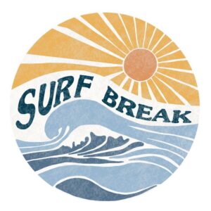 ‘Surf Break ‘ Baumwolltasche von lolamawi HD Wallpaper