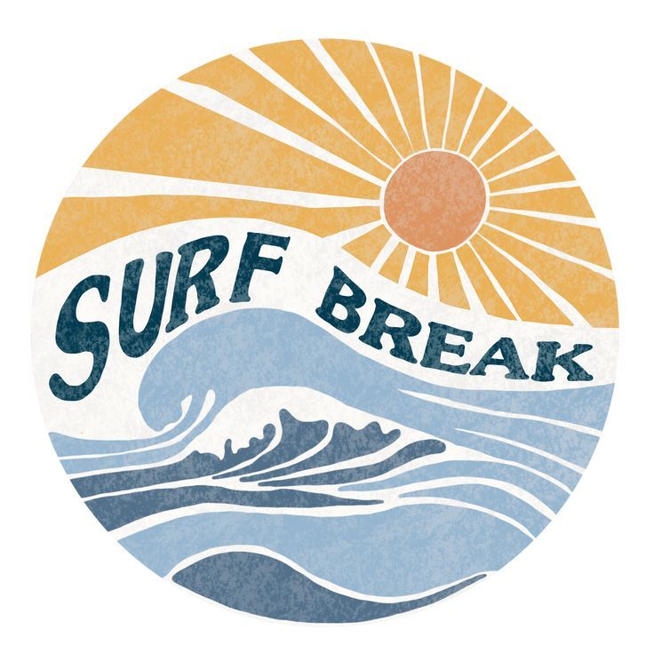 'Surf Break ' Baumwolltasche von lolamawi