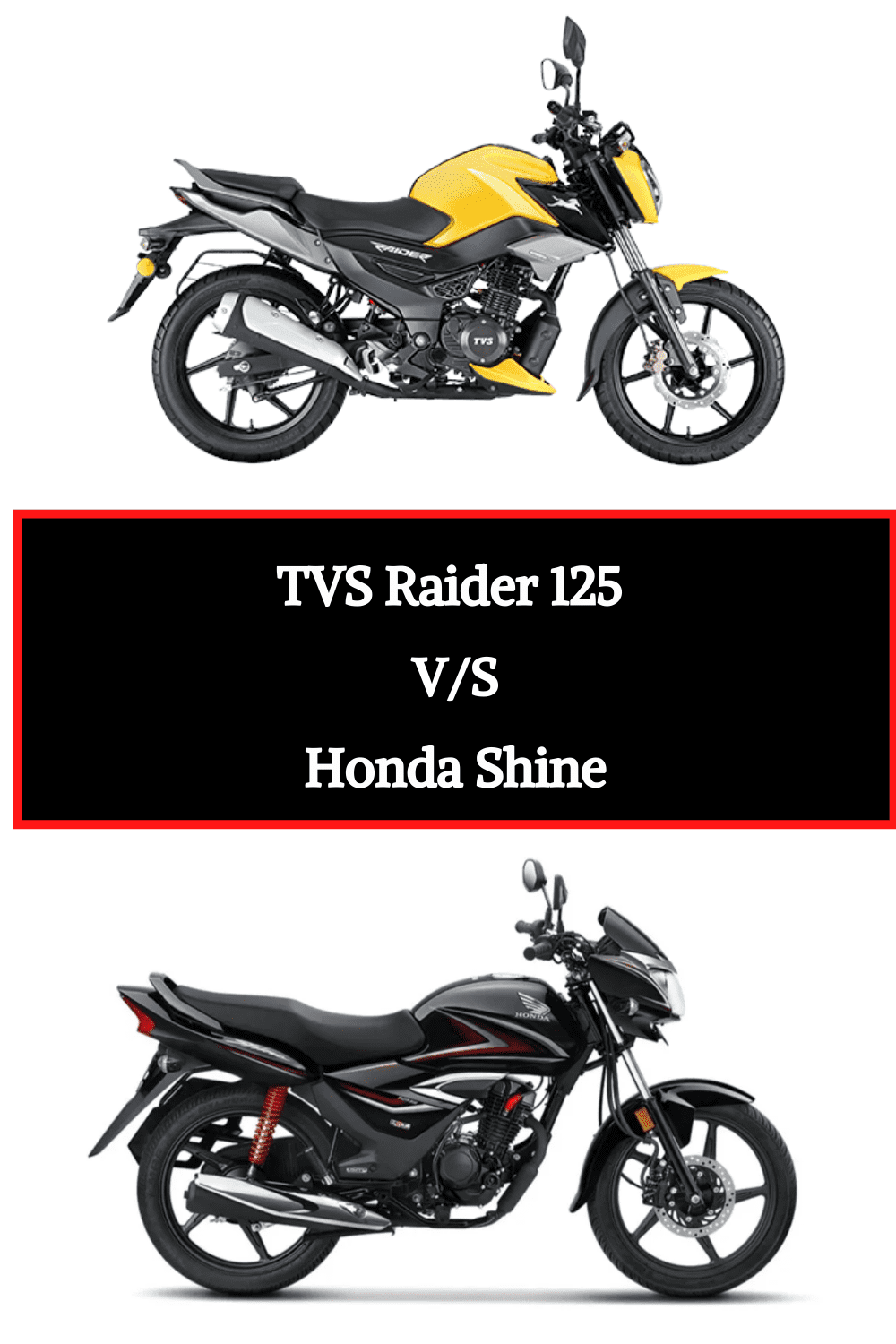 TVS Raider 125 Vs Honda Shine HD Wallpaper