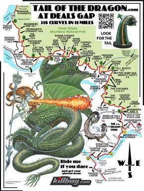 Tail of the Dragon Maps