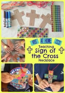 Teach the Sign of the Cross Necklace Craft , Rock Your Homeschool HD Wallpaper