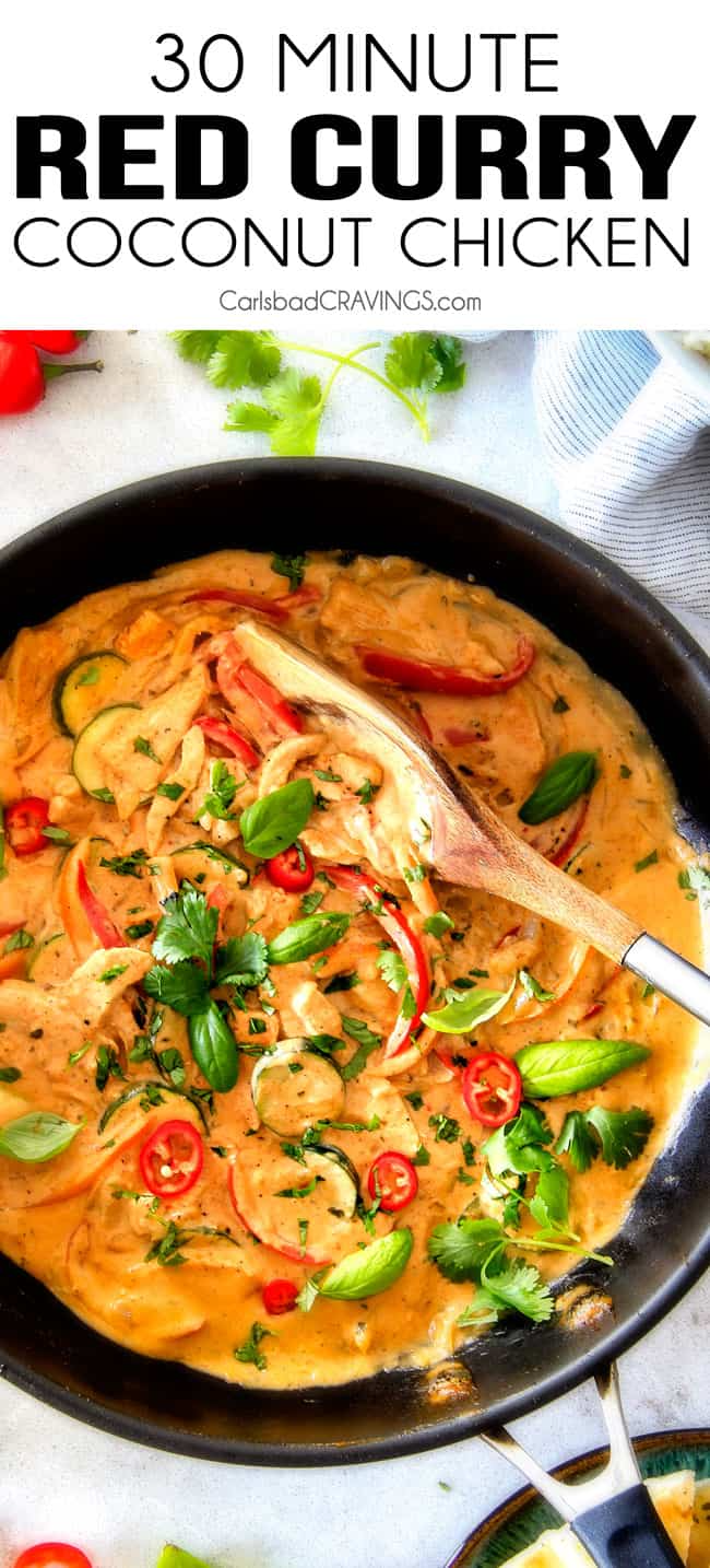 Thai Red Curry Chicken and Vegetables