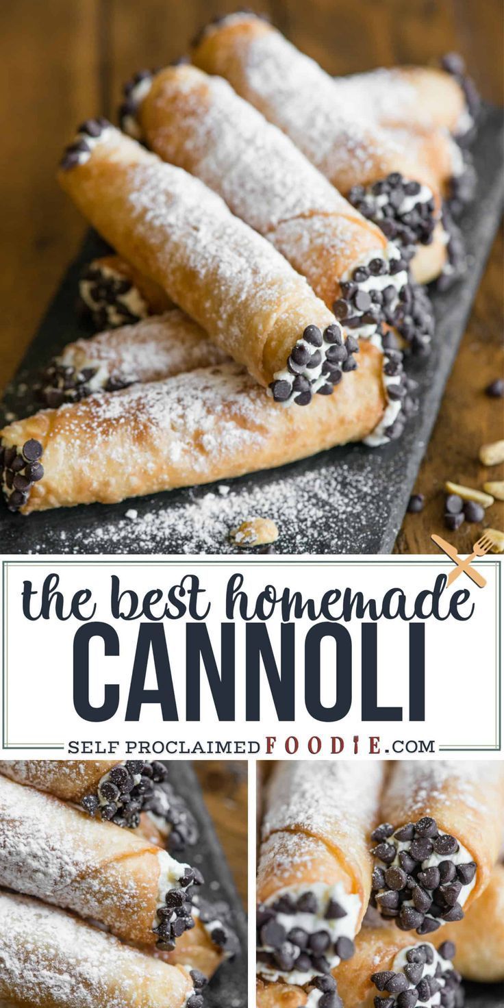 {The BEST} Homemade Cannoli Recipe , Self Proclaimed Foodie HD Wallpaper