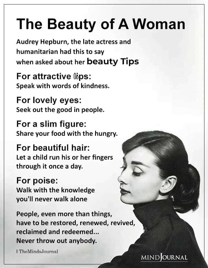 The Beauty Of A Woman By Audrey Hepburn Images