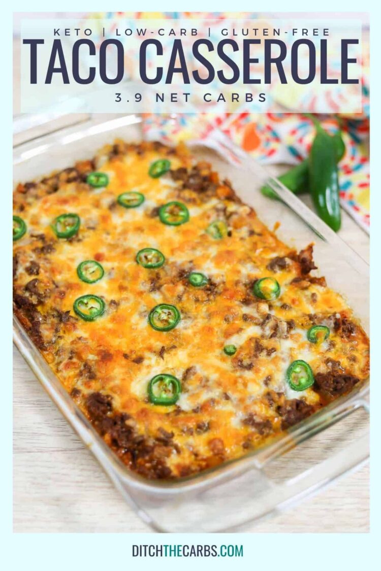 The Best Cheesy Keto Taco Casserole Images