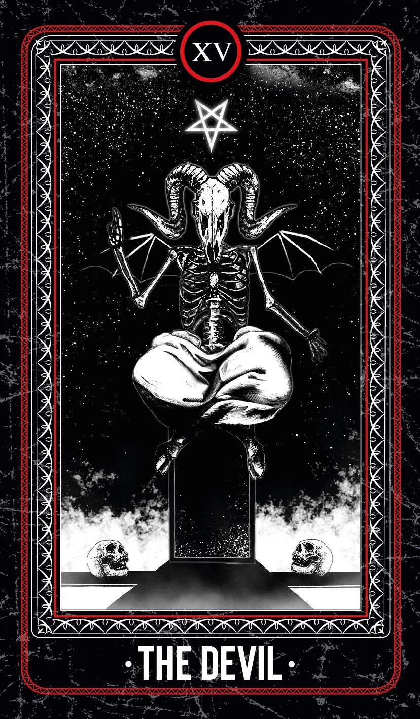 The Devil , The Bones Arcana Tarot HD Wallpaper