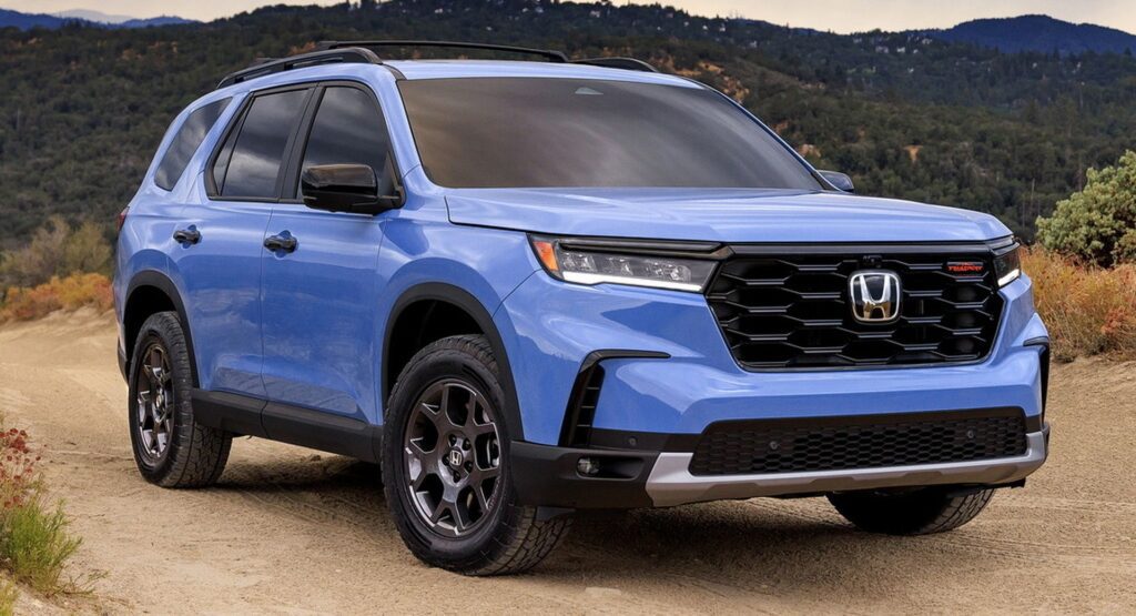 The 2023 Honda Pilot Is A Big, Rugged, Powerful Suv With Some Tricks Up Its Slee