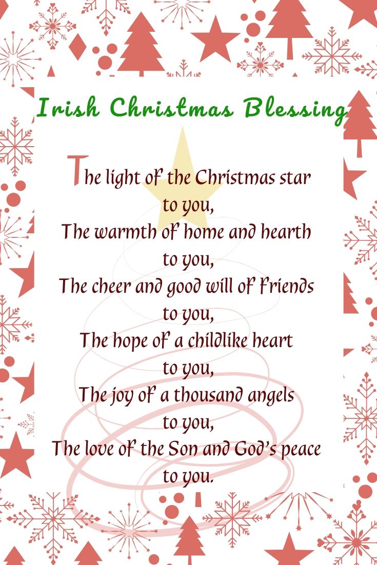 The Light Of The Christmas Star To You - Free Printable