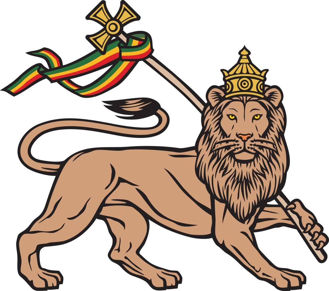 The Lion of Judah - Rastafarian Reggae Symbol