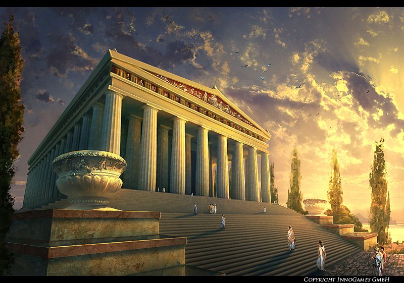 The Temple of Artemis by Andrei,Pervukhin on DeviantArt HD Wallpaper