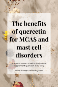 The benefits of quercetin for those with MCAS , mast cell activation syndrome ,  Images