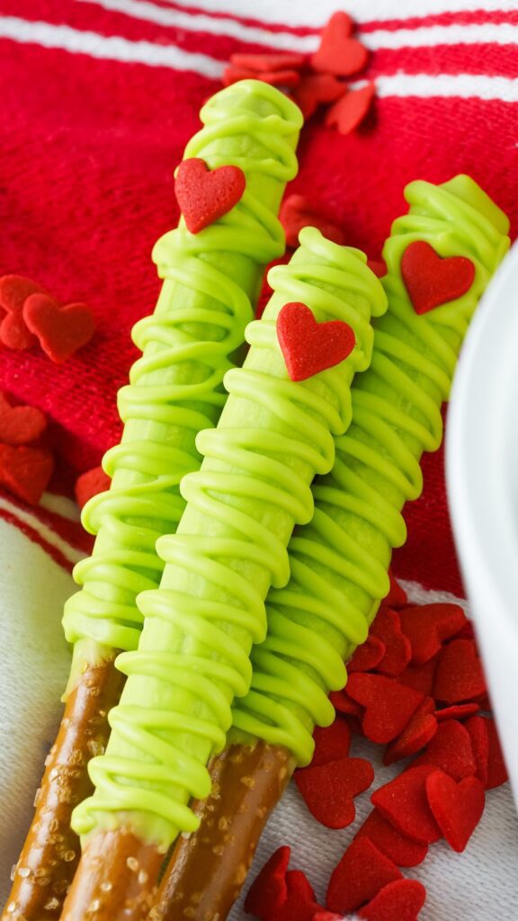 These 4Ingredient Grinch Pretzels Will Have Your Heart Growing Three