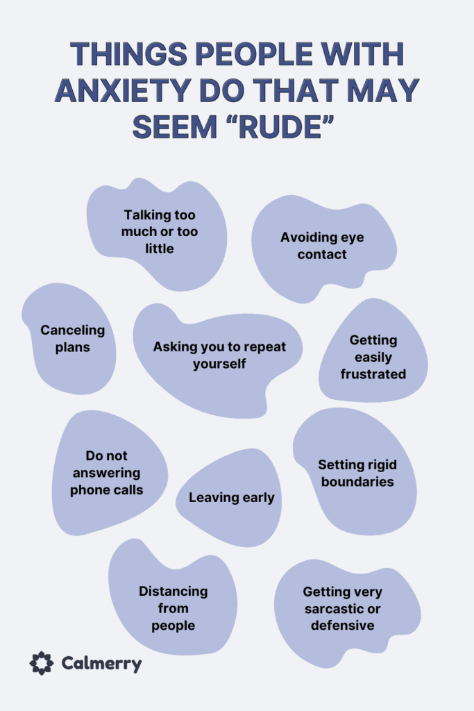 Things People With Anxiety Do That May Seem Rude Images