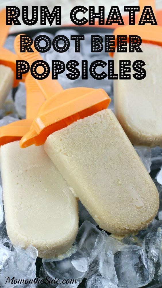 Thirsty Thursday: Rum Chata Root Beer Popsicles
