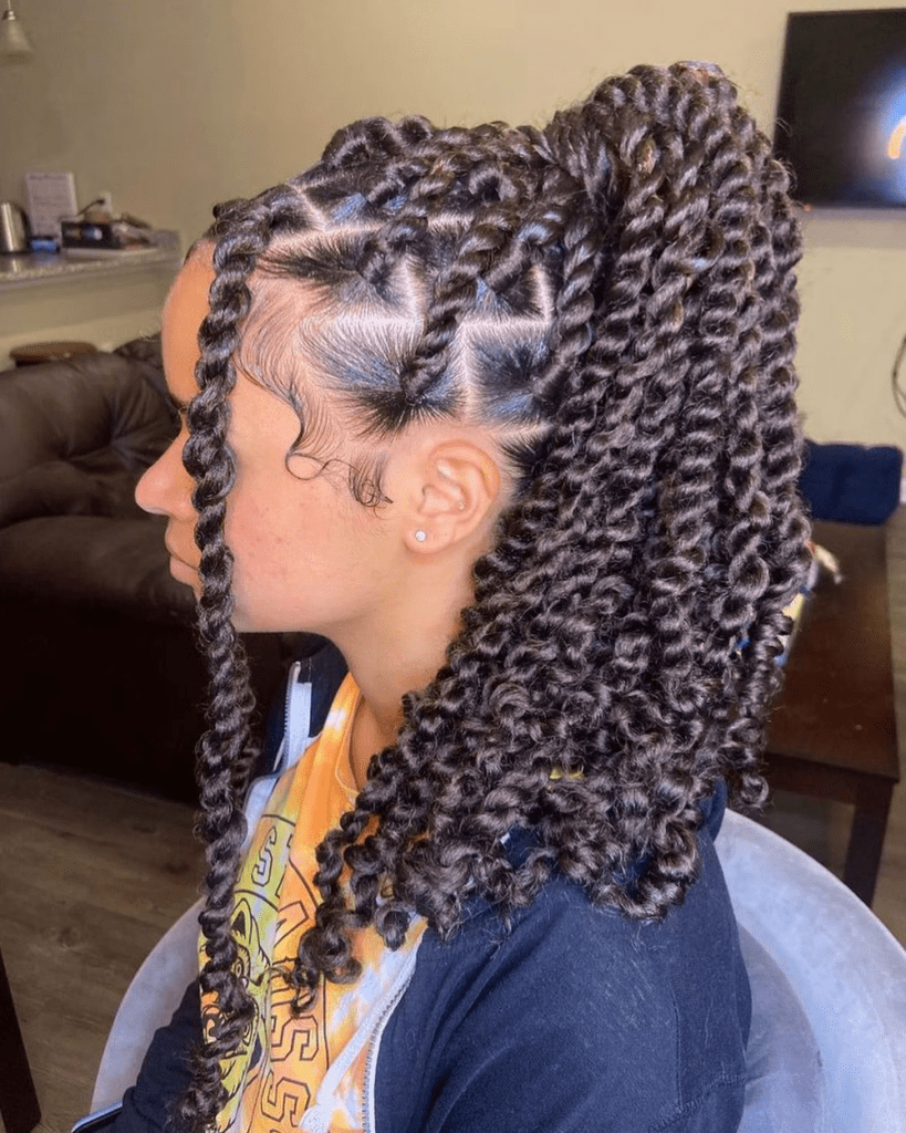 This '90S-Inspired Passion Twist Style Is Serving Major Main Character Energy