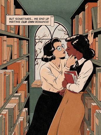 This Artist Is Giving Lesbian Couples The Retro Pinup Treatment