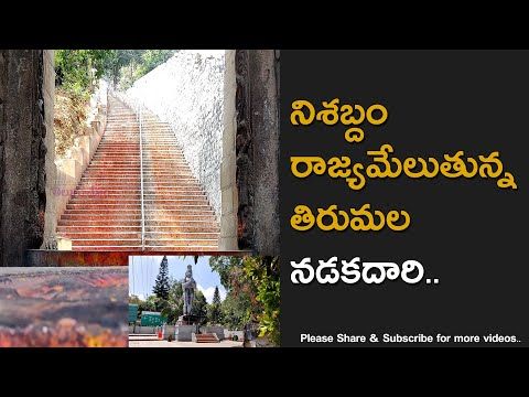 Tirumala Venkateswara Swamy Temple Steps Way Deserted