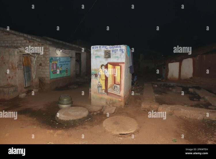 Toilets Outside Home, Sanitation, Swachh Bharat. Desia Kondha Tribe. Goipeta Vil