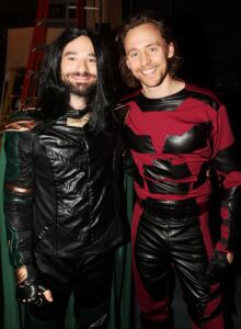 Tom Hiddleston and Charlie Cox swap Marvel roles for Halloween outing HD Wallpaper
