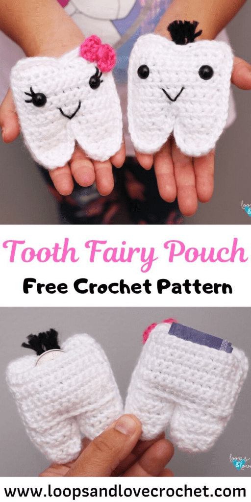 Tooth Fairy Pouch Free Crochet Pattern Images