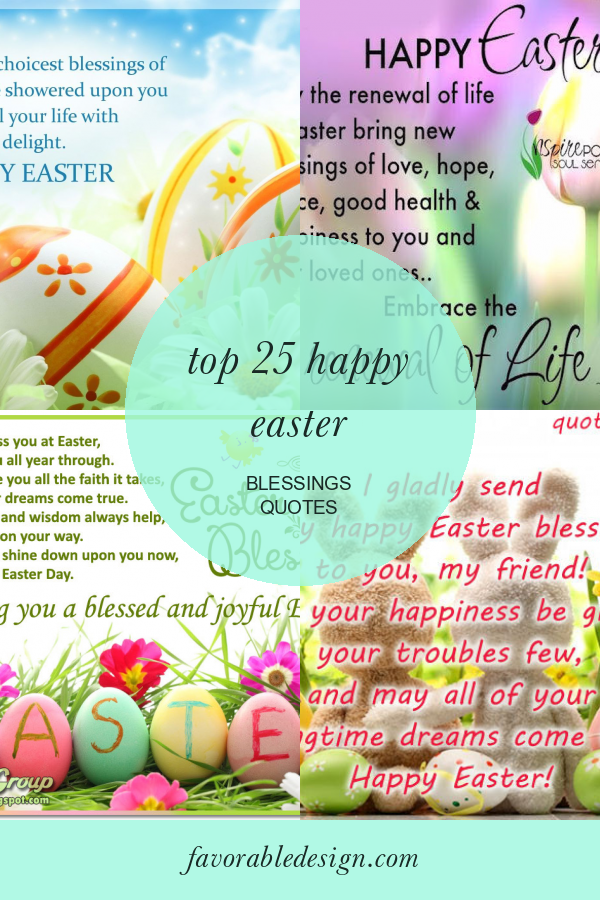 Top 25 Happy Easter Blessings Quotes