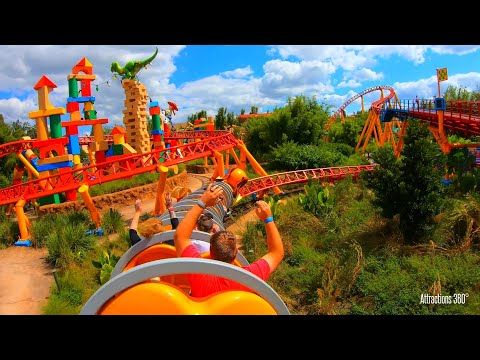 Toy Story Roller Coaster - Slinky Dog Dash - Disney World Resort