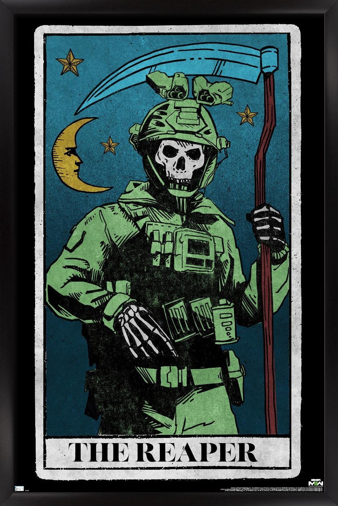 Trends International Call of Duty: Modern Warfare 2 - Ghost Tarot Card Wall Post