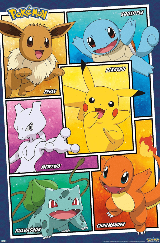 Trends International Pokemon Group Collage Wall Poster 22375 X