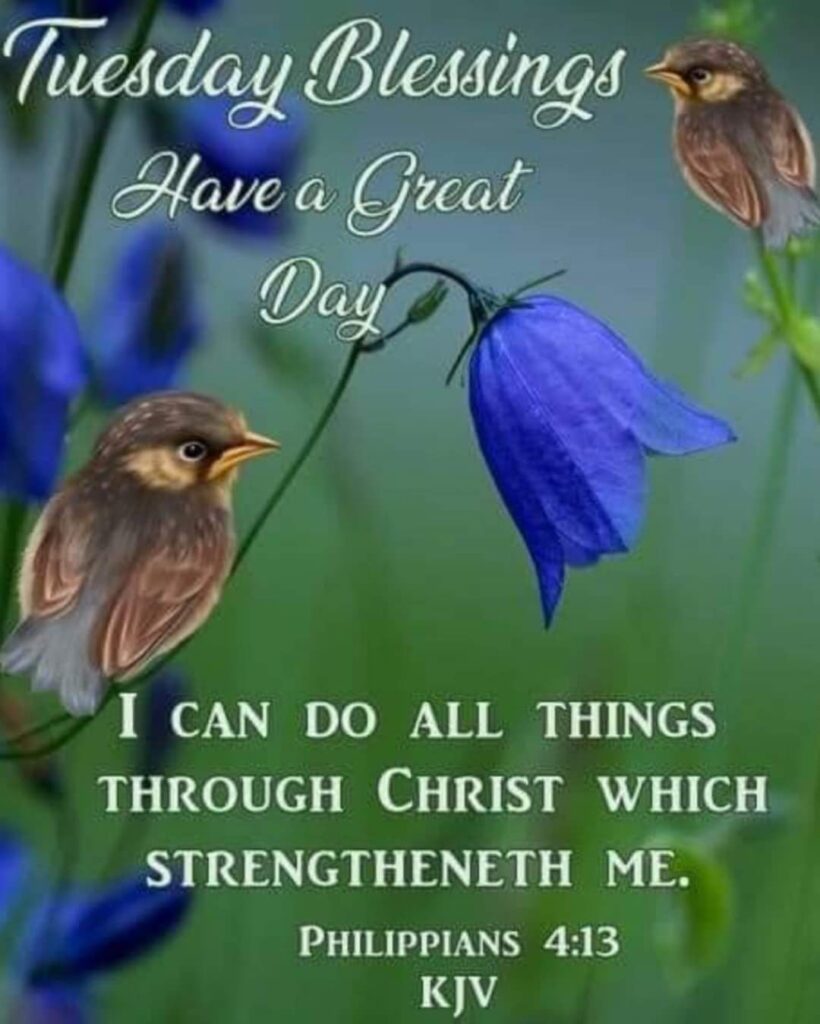 Tuesday Blessings, Have A Great Day