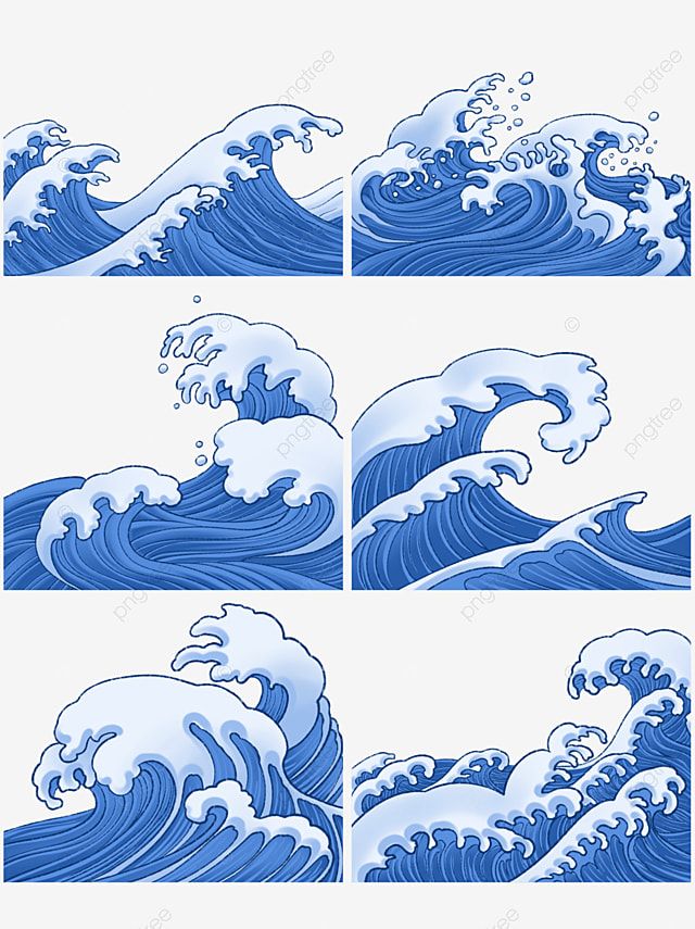 Ukiyo E Png Image Ukiyo E Ocean Wave Decoration Illustration