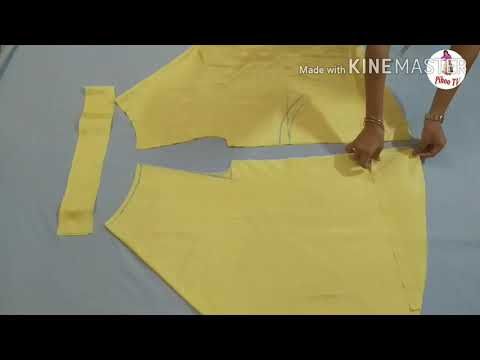 Umbrella plazo cutting and stitching/Full flair Circular plazo/ How to cut and s