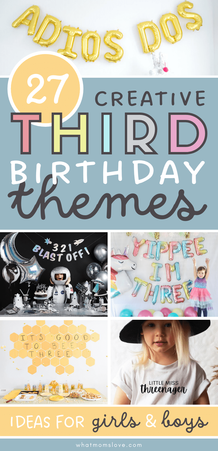 Unique 3rd Birthday Party Themes. 27 Creative Ideas to Celebrate