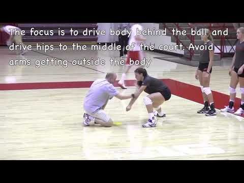 University of Wisconsin Volleyball Drive Step Move