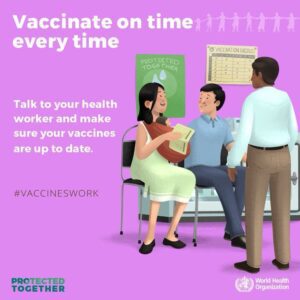 Vaccinate on time every time HD Wallpaper
