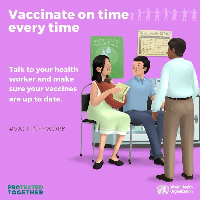 Vaccinate On Time Every Time Images