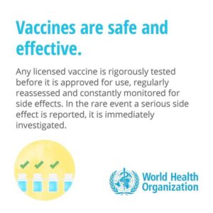 Vaccines are safe and effective HD Wallpaper