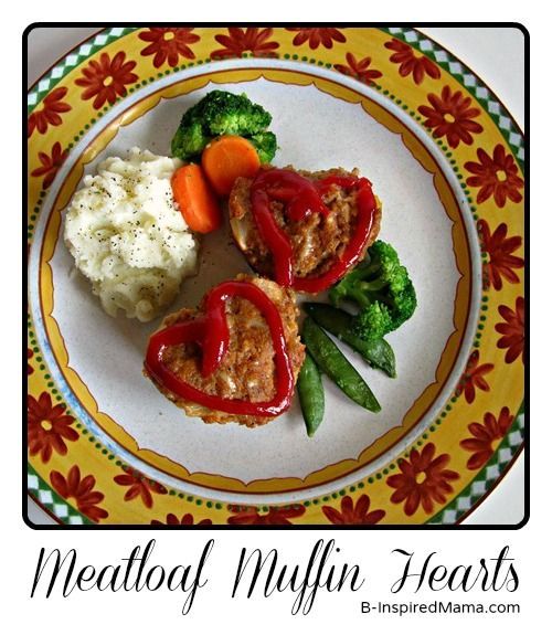 Valentines Day Recipe [Heart Meatloaf Muffins] • B-Inspired Mama