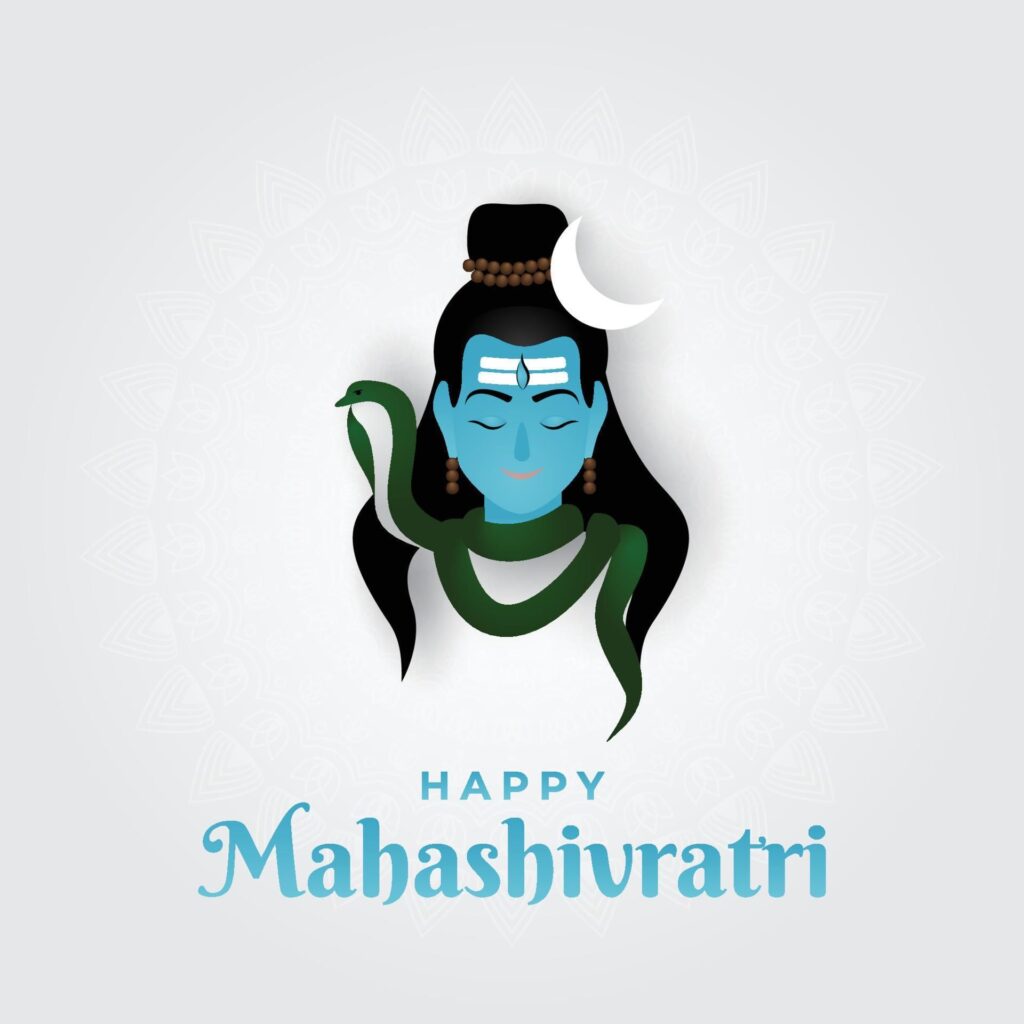 Download Vector Illustration Of Happy Mahashivratri, Lord Shiva, Shivratri For F