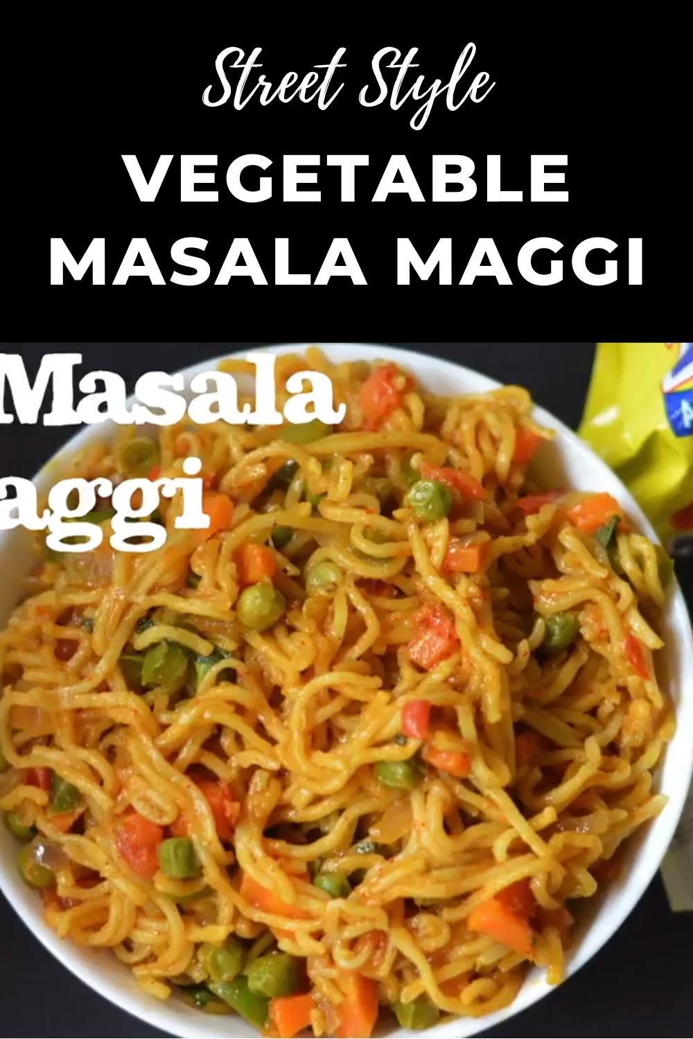 Vegetable Masala Maggi (Maggi Masala Noodles) Images