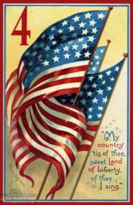 Vintage postcards for the 4th of July to see , share , Click Americana HD Wallpaper