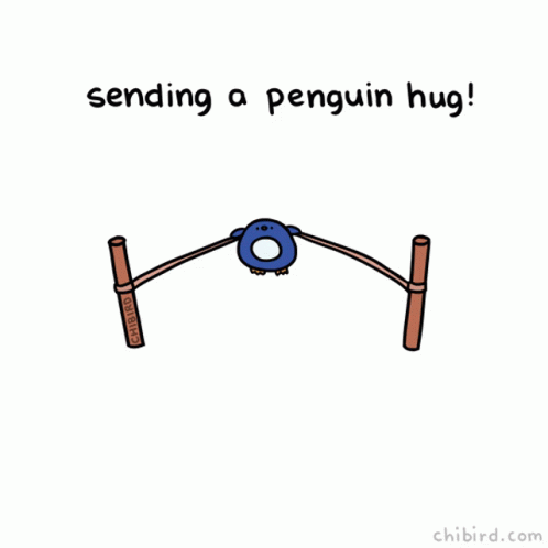Virtual Hug GIF - Virtual Hug Penguin - Discover & Share GIFs