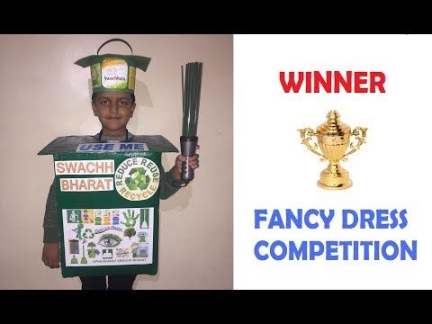 Winner Of Fancy Dress Competition Swachh Bharat Images