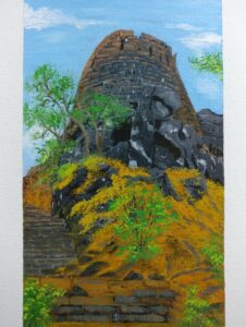Watch Tower, Raigad Fort, Maharashtra HD Wallpaper