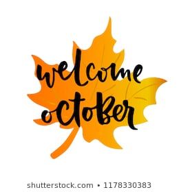 Welcome October Month Images: Browse 1,377 Stock Photos & Vectors Free Download 
