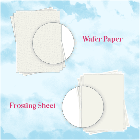 What Is The Difference Between Wafer Papers And Frosting Sheets