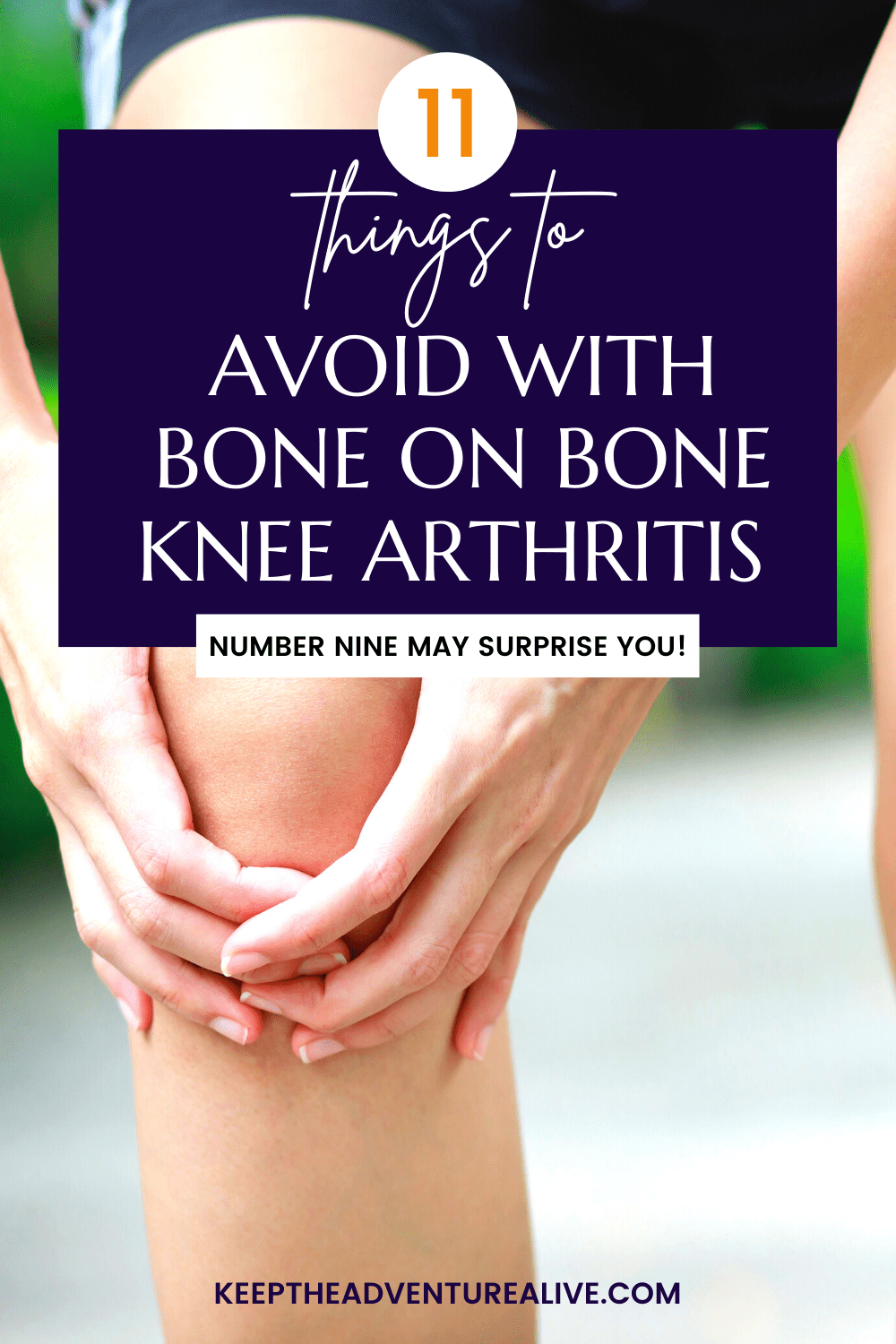 What to AVOID with bone on bone knee arthritis HD Wallpaper