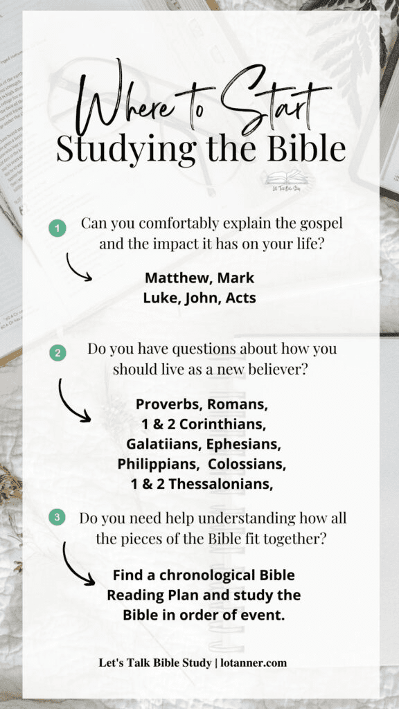 Where Should I Start Studying the Bible?