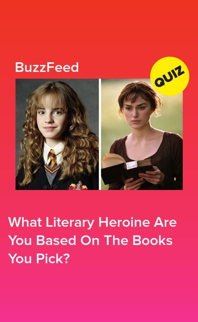 Which Literary Heroine Are You Based On The Books You Pick?