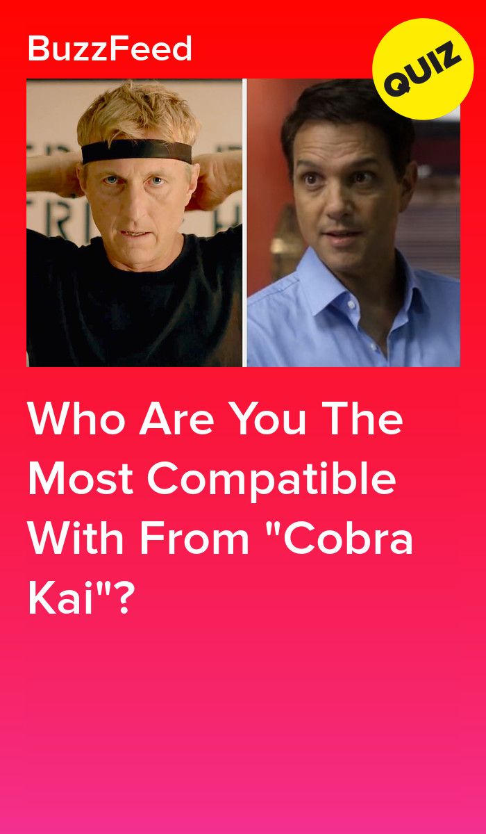 Who Are You The Most Compatible With From "Cobra Kai"?