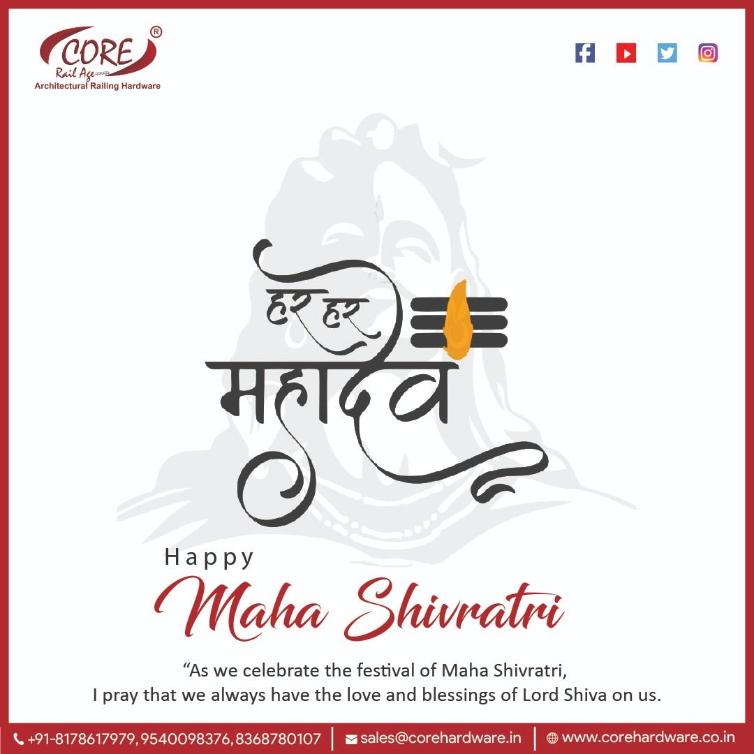 Wishing you all a Happy Mahashivratri